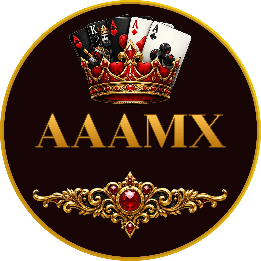Mujer de casino segura sosteniendo fichas de póker con un vibrante fondo de ruleta que representa la emocionante acción de casino en vivo disponible en AAAMX México